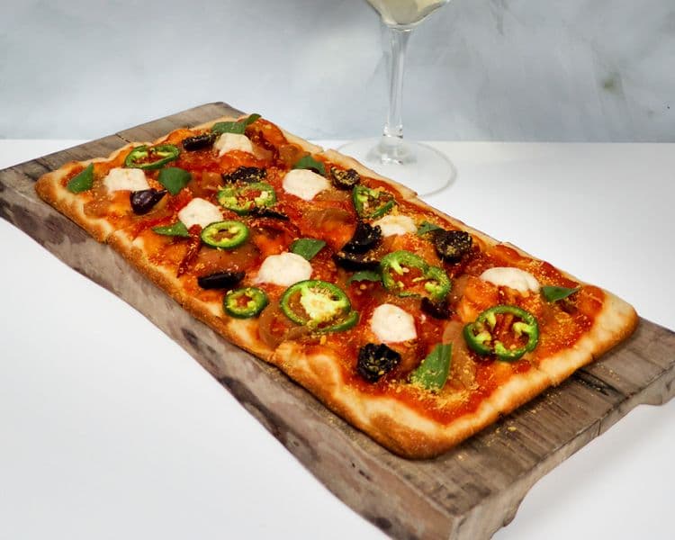 Plant-Based Margherita Flatbread