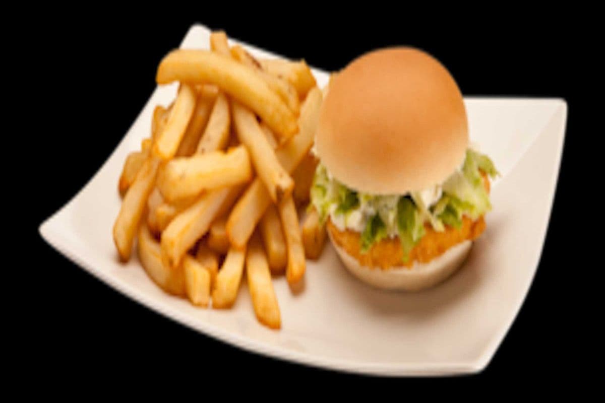 Chicken Burger Platter