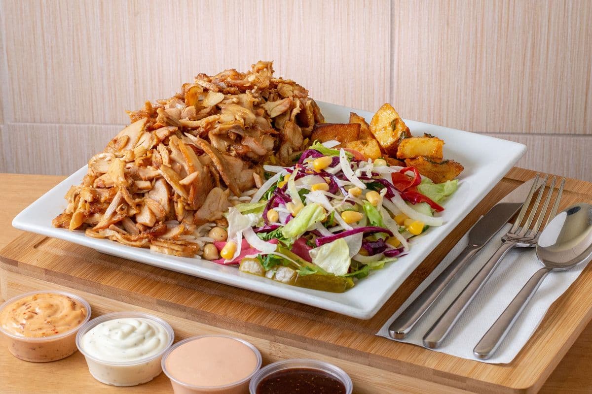 Chicken Shawarma Plate (Medium)