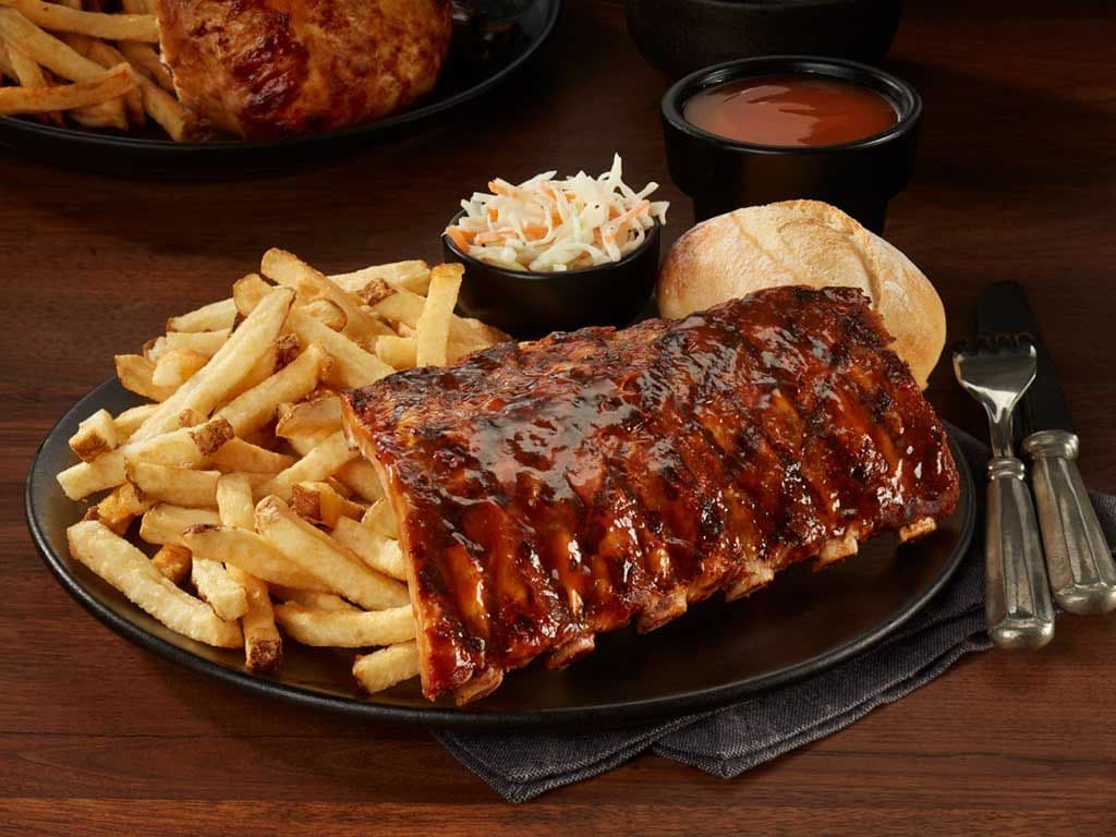 1/2 Rack BBQ Back Ribs