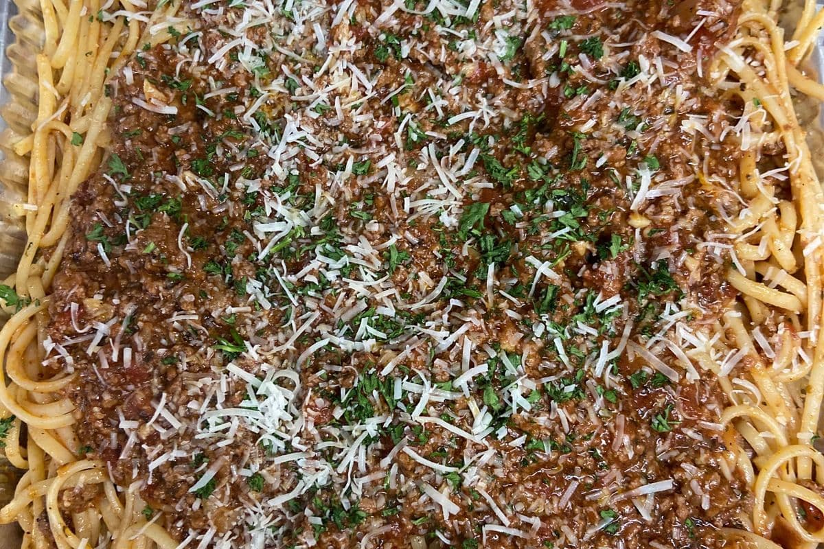 Linguini Bolognese