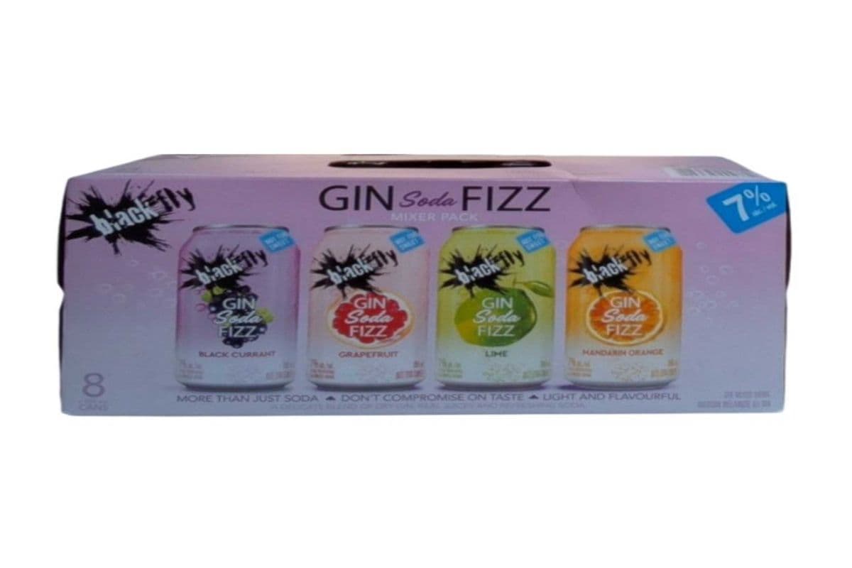 BLACK FLY GIN SODA FIZZ MIXE 8*355ML (1 x 8*355ML)