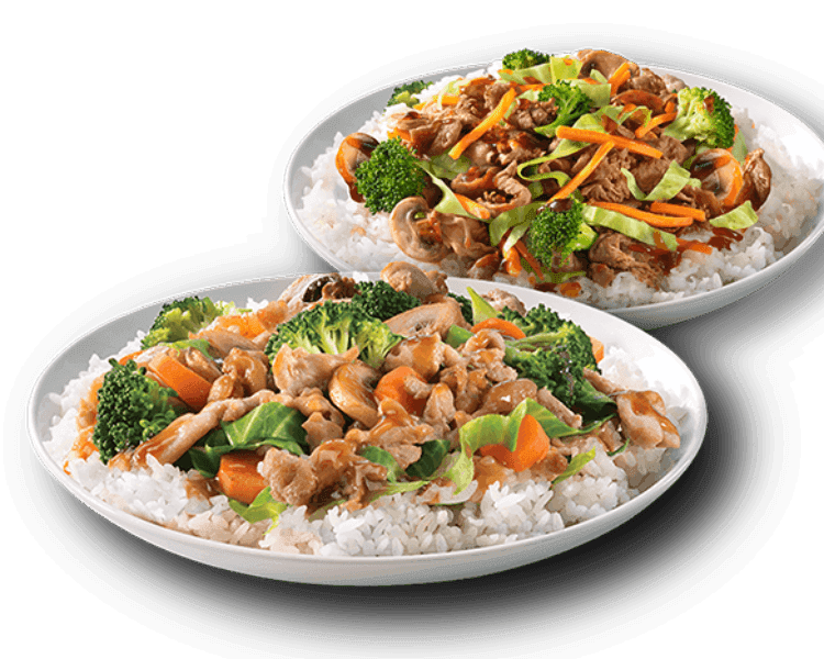 2 Teriyaki for $22