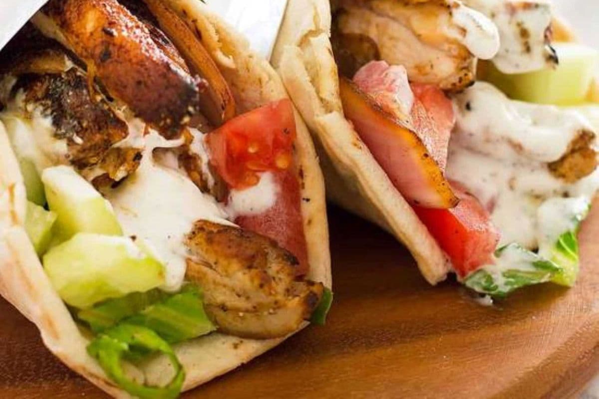 Chicken Shawarma Sandwich.
