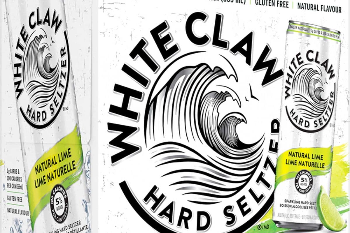White Claw Natural Lime (6 x 355 ml Cans)