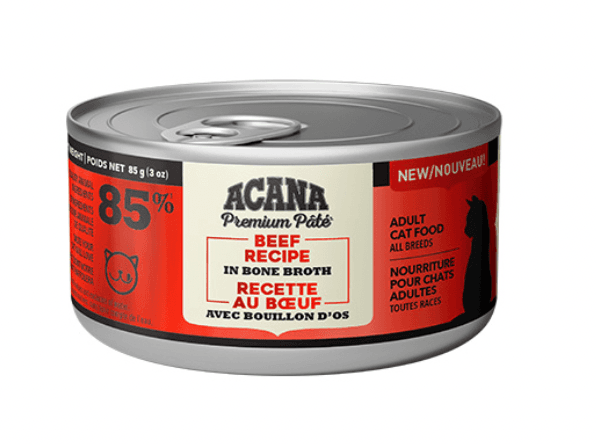 Acana Wet Cat Food - Beef Recipe in Broth Canned (3 oz)