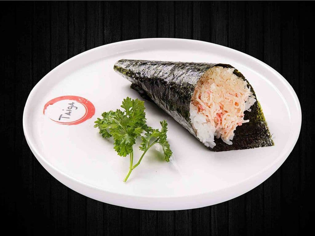 Spicy Crabmeat Hand Roll