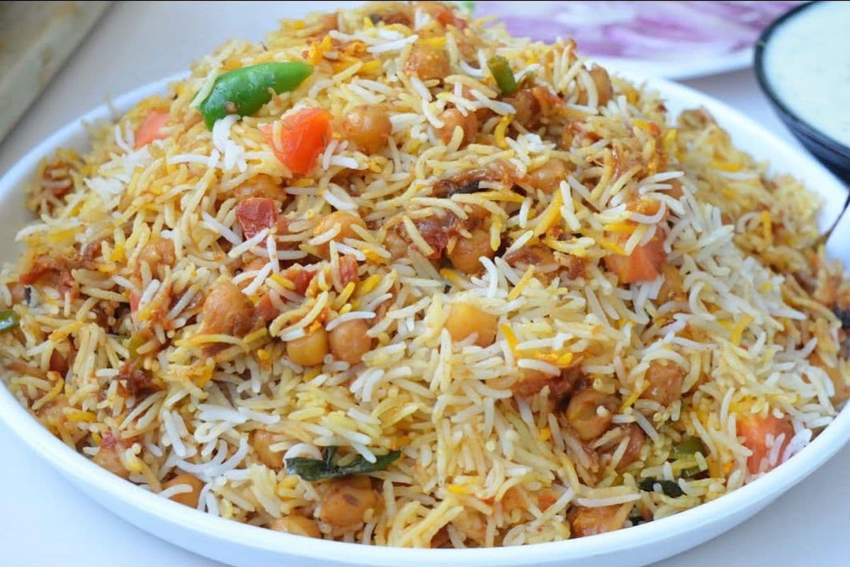 Hummus Biryani - Vegan (No Meat)