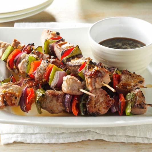 33. Pork Brochettes (2 pcs)