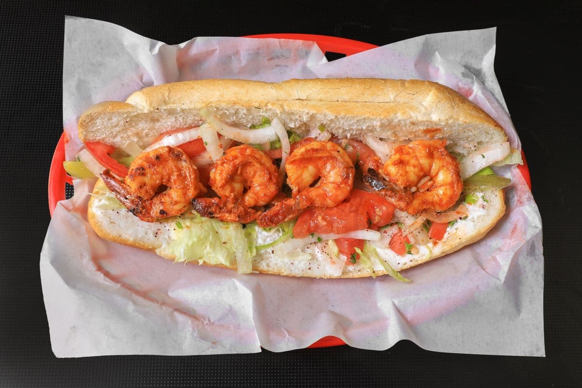 Sandwich aux crevettes