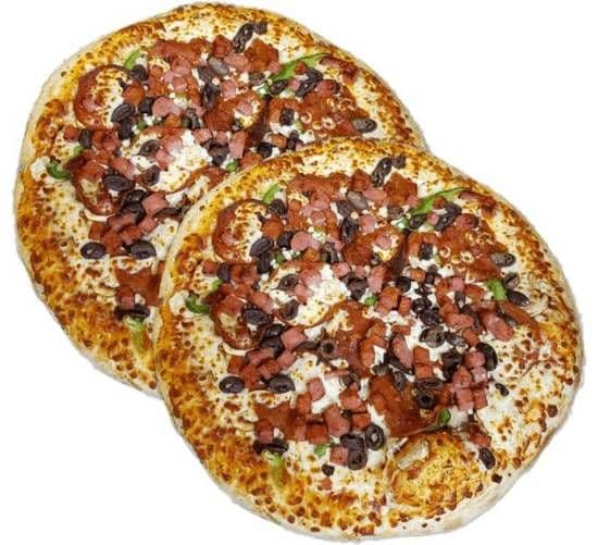 Two 16" Extra Large Chef's Pride Pizzas / Deux pizzas extra-grandes de 16" fierté du chef