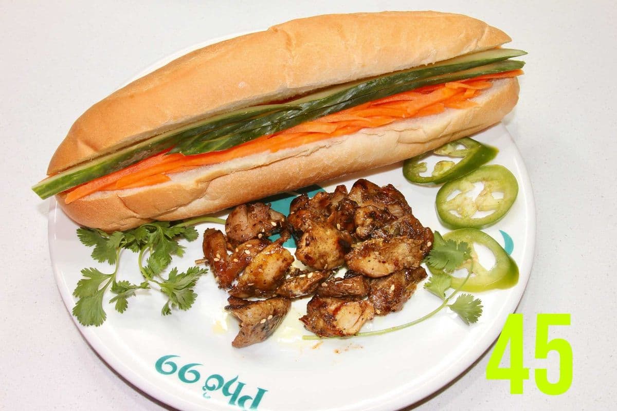 45. Grilled Chicken Bánh Mì