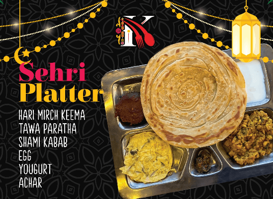 Lacha Paratha Platter (KKW)