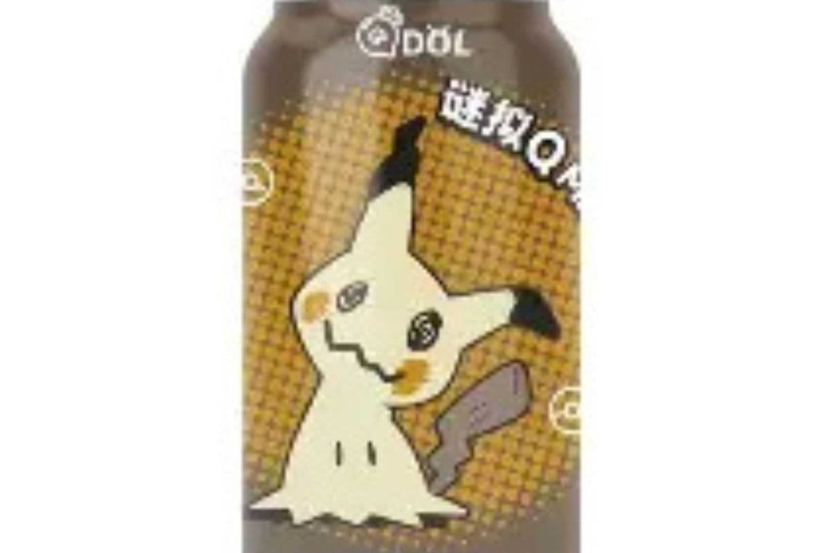 Canette boisson gazeuse pétillante aromatisée aux fruits Pokemon Mimikyu-Cafe