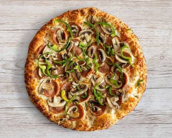 2x10" Small All Dressed Pizza / 10" petites pizzas toute garnie