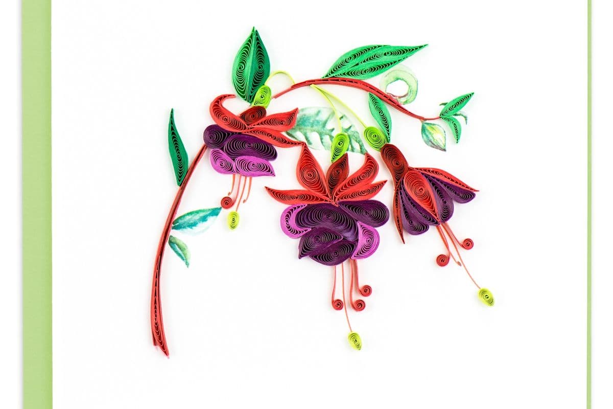 Fuchsia Greeting Card BL1229