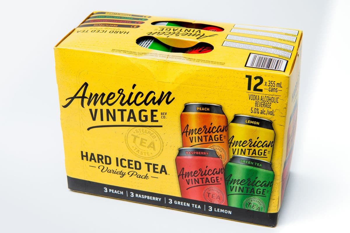 American Vintage Hard Iced Tea Mixed Variety Pack (12 Pack) (1 x 355 ml)