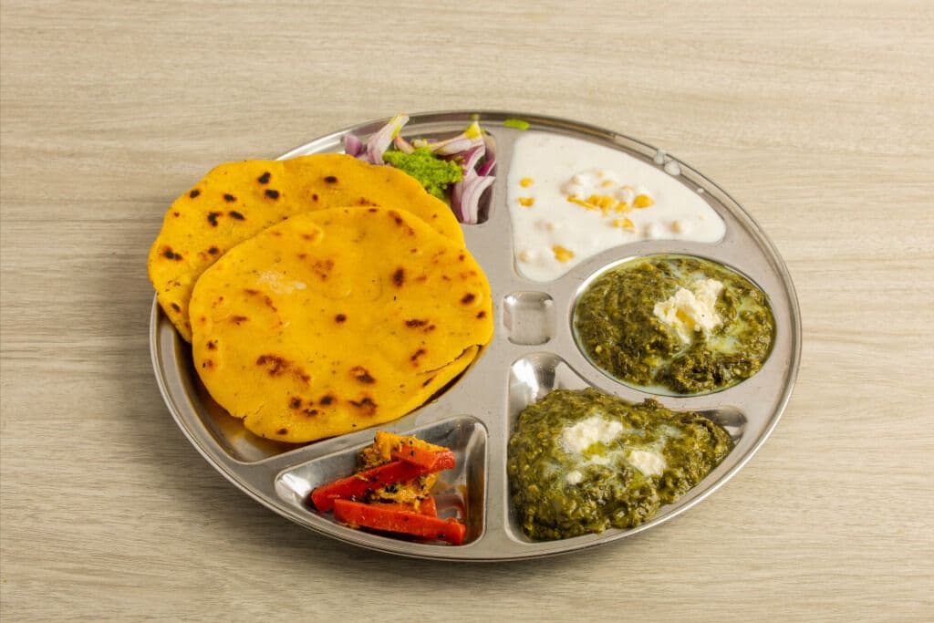 Saag Makki Ki Roti