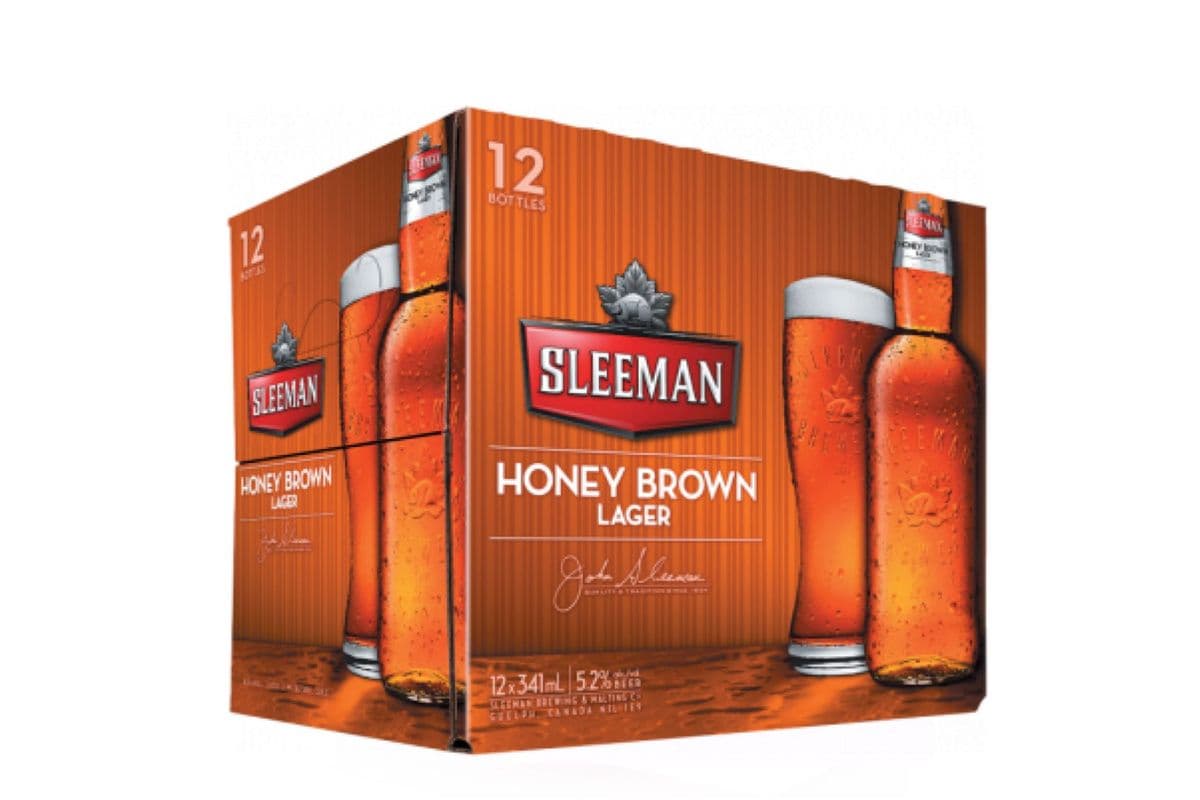 Sleeman Honey Brown Lager (12 x 341ml Bottles)