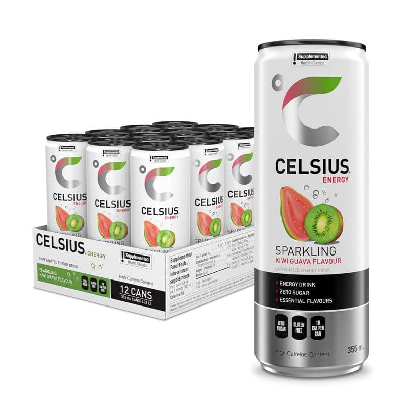 Celsius Énergiee Kiwi Guava 355ml/ Celsius Energy Kiwi Guava 355ml