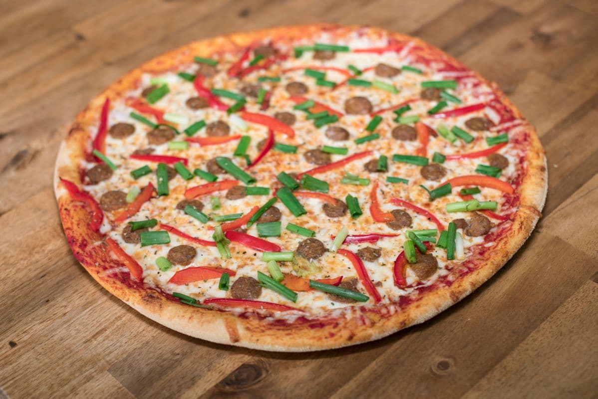 14" Large Cajun Sausage Pizza