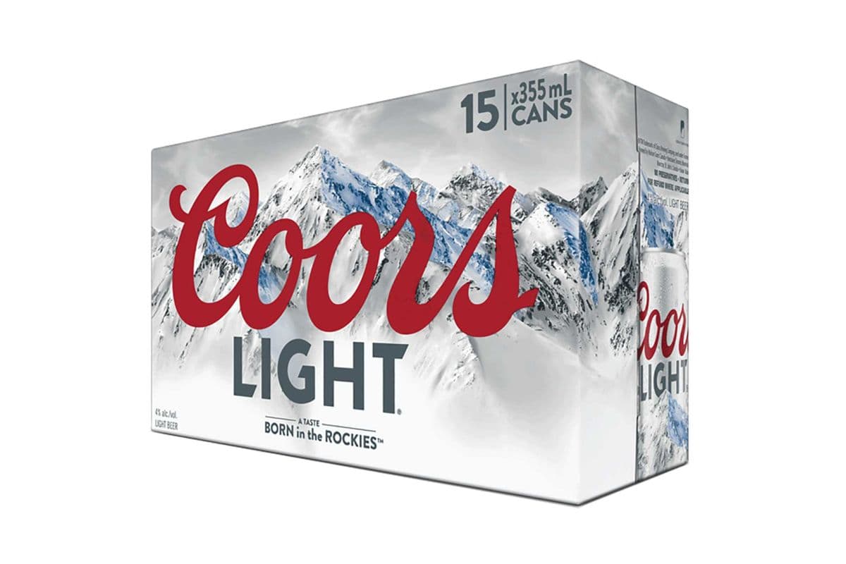 Coors Light (15 Cans) (1 x 15cans)