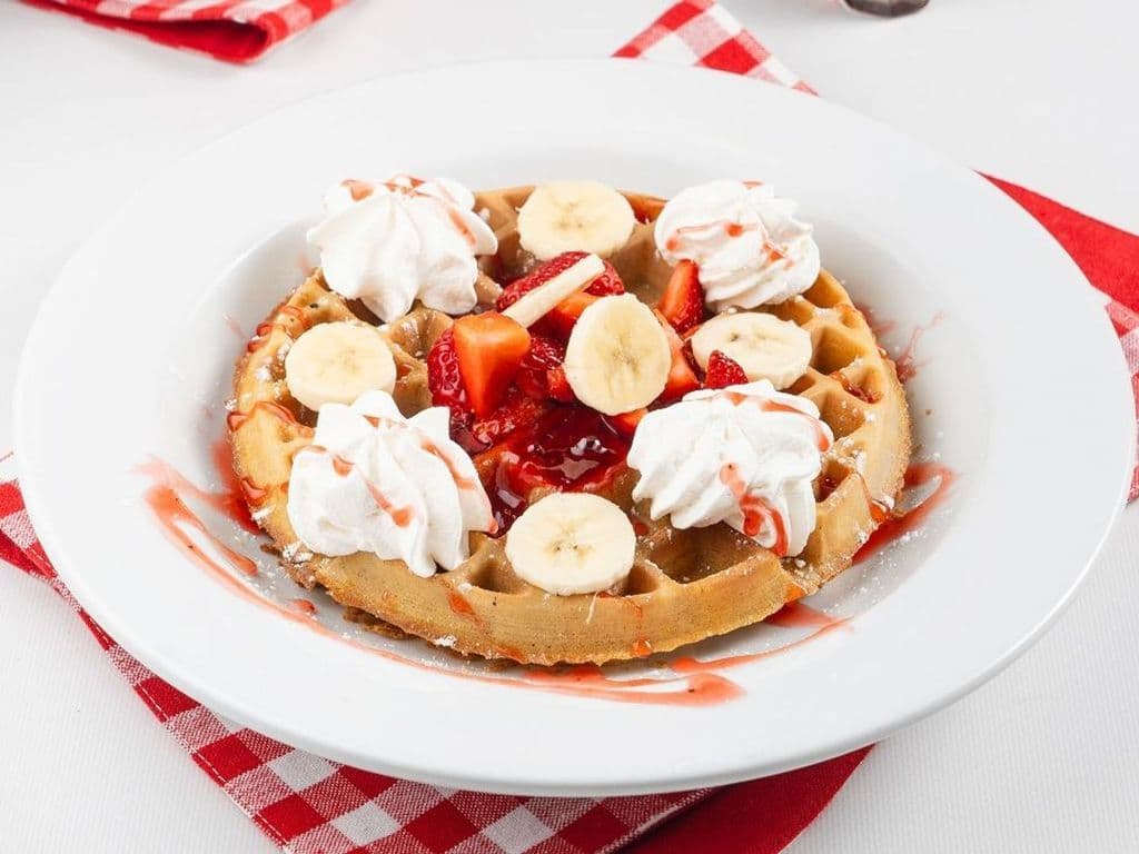 Strawberry Banana Waffle*