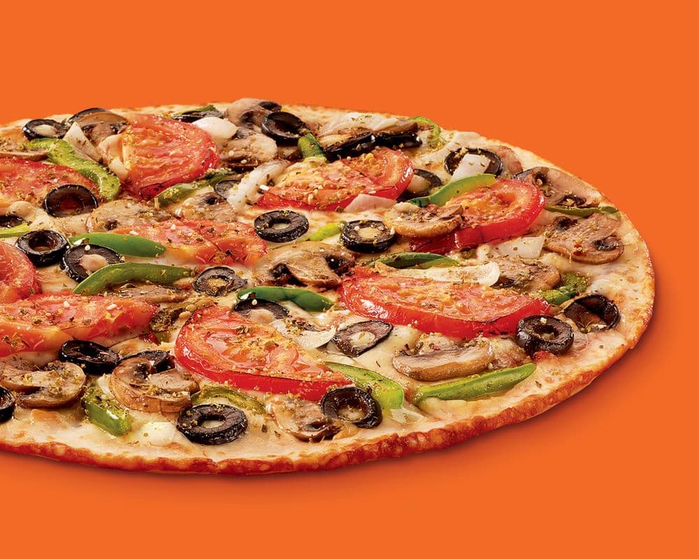 Medium 12" Thin Crust Veggie Pizza