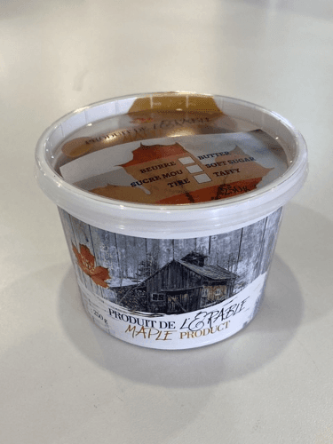 Pot de 250 g de beurre d’érable à 100% / 250 g Jar of 100% Maple Butter