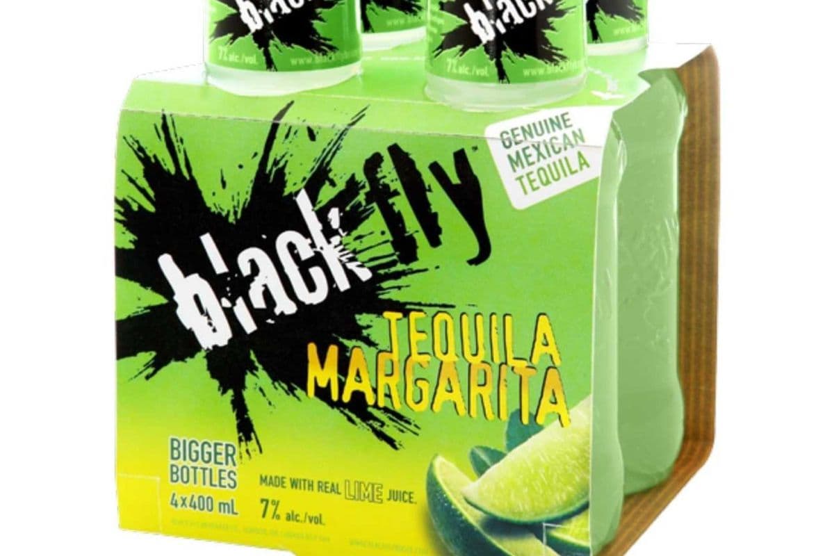 Black Fly Tequila Margarita (4 x 400 ml Bottles)