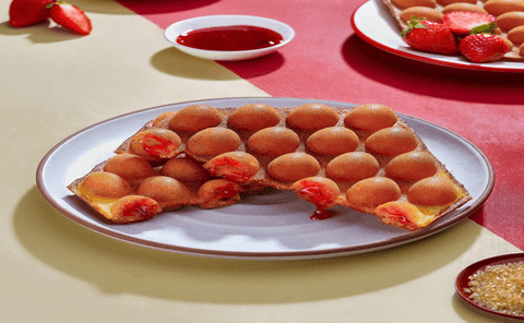 Strawberry Waffle FRAISES GAUFRE-BULLES