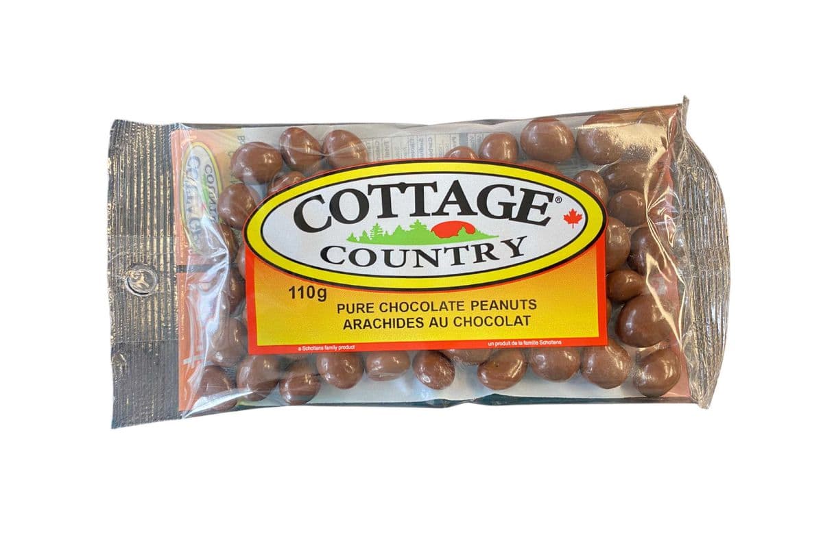 Pure Chocolate Peanuts / Arachides au chocolat (110g)