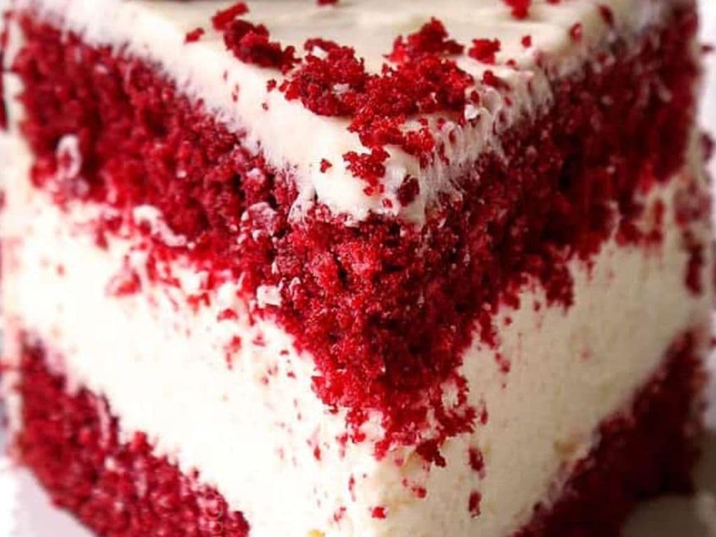 Red velvet cheese cake