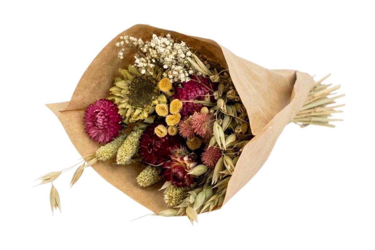 Harvest Glow Dried Flower Bouquet - Small