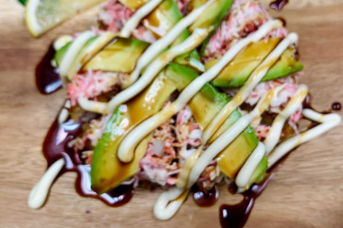 A09 Snow Crab Sushi Pizza