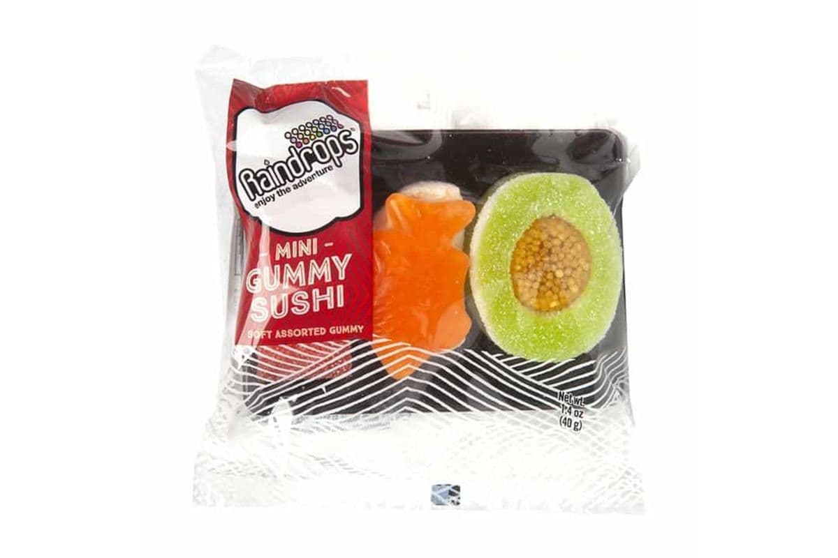Raindrops Mini Gummy Sushi (40g) (140 Cal)