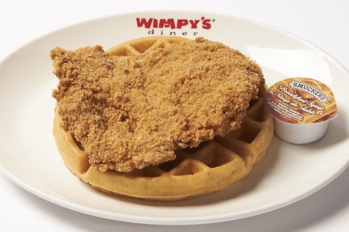 Fried Chicken and Waffles - 1090 Cals