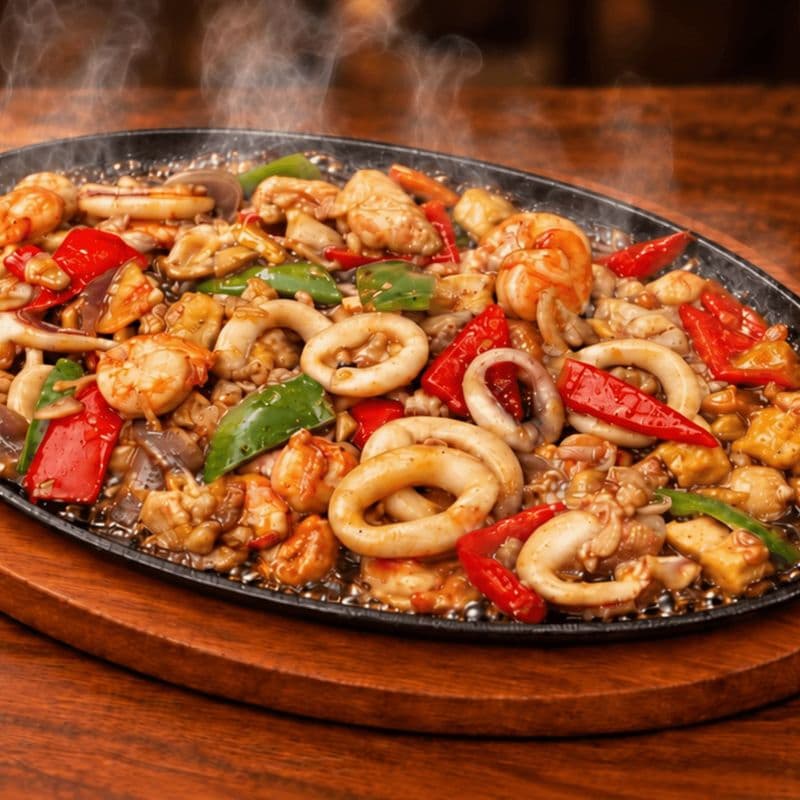 Seafood Sisig