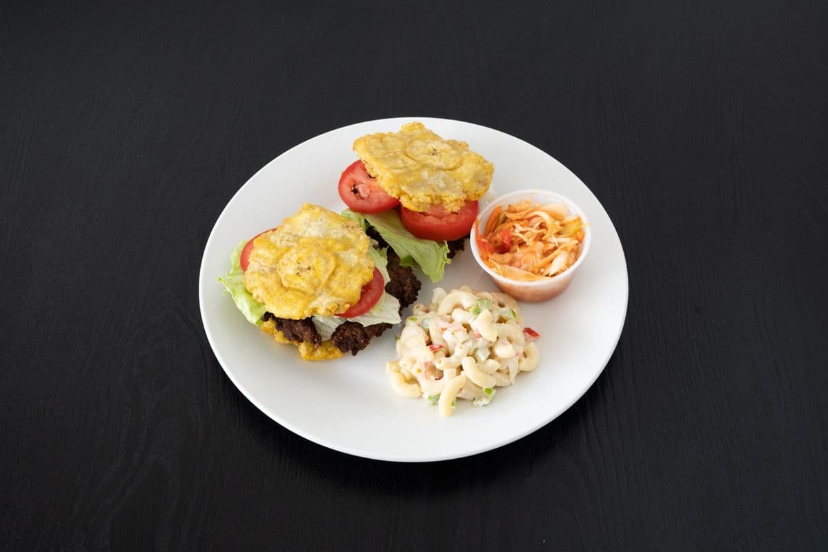 4. Plat de burgers de plantains (x2)