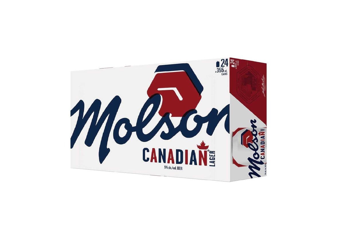 MOLSON CANADIAN Lager Beer 24 CANS (24 x 355mL)