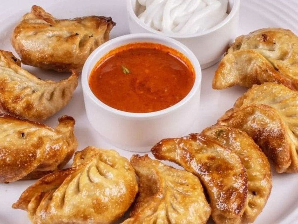 Fried Chicken Momo.