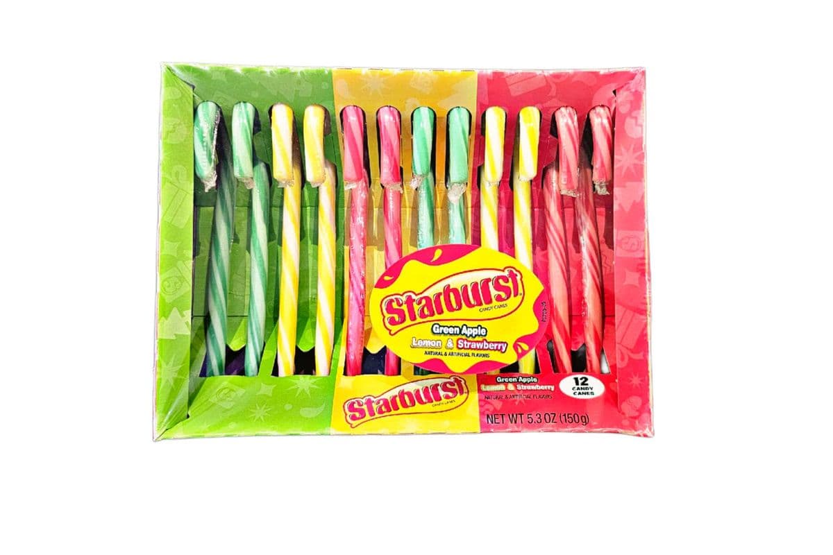 Starburst Candy canes 12pk