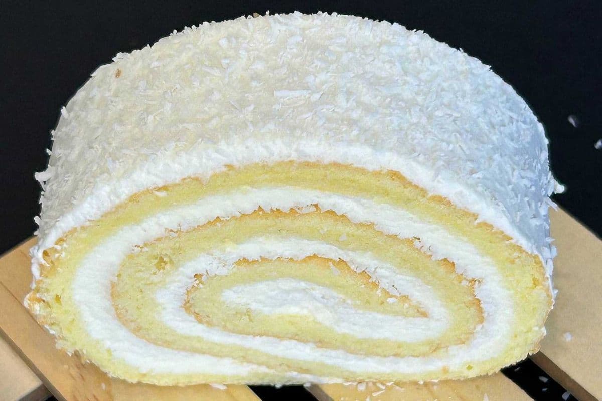 Coconut Roll Cake