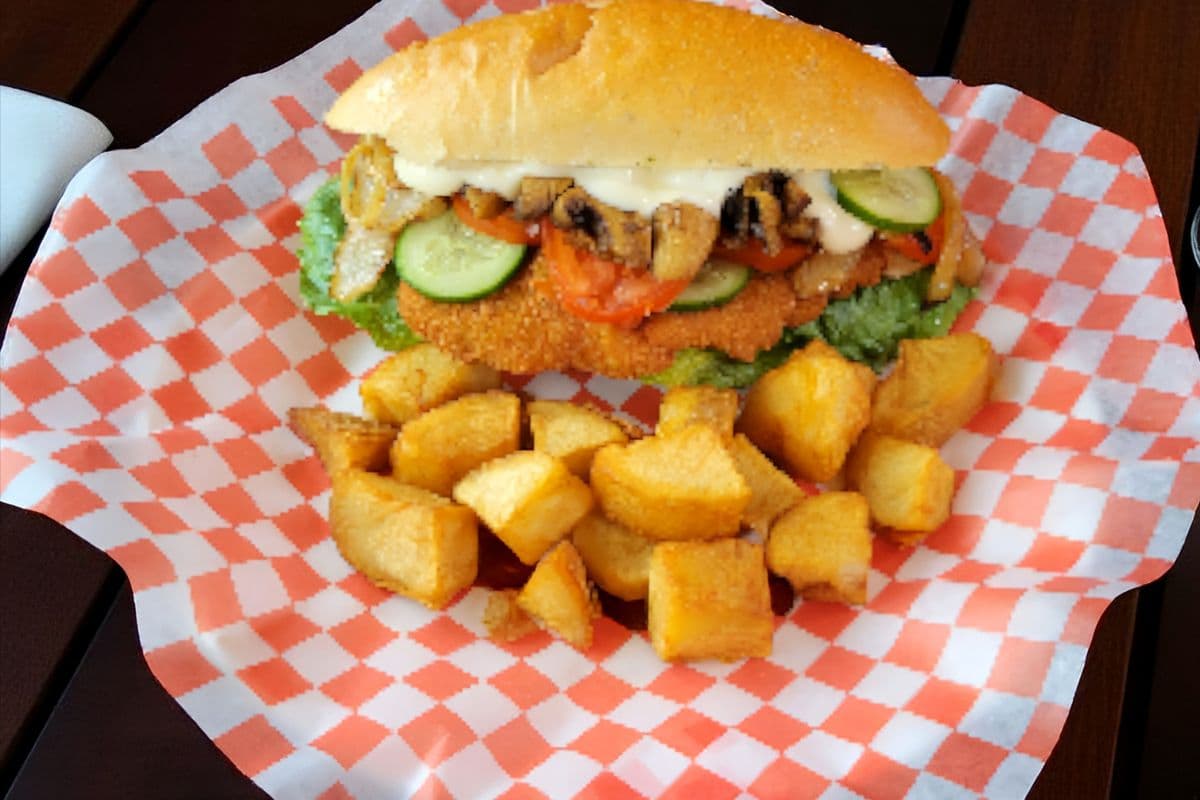 Parisian Schnitzel Sandwich