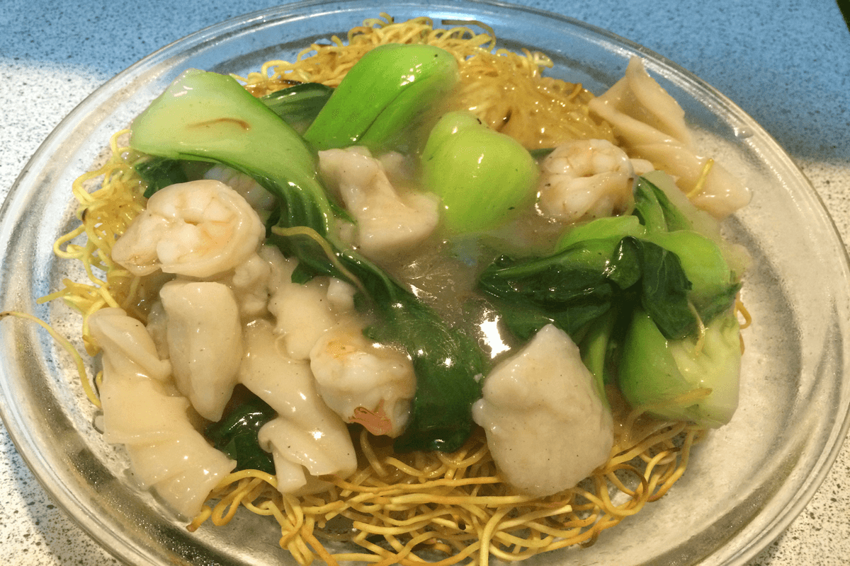 #35. Seafood Chow Mein (crispy)