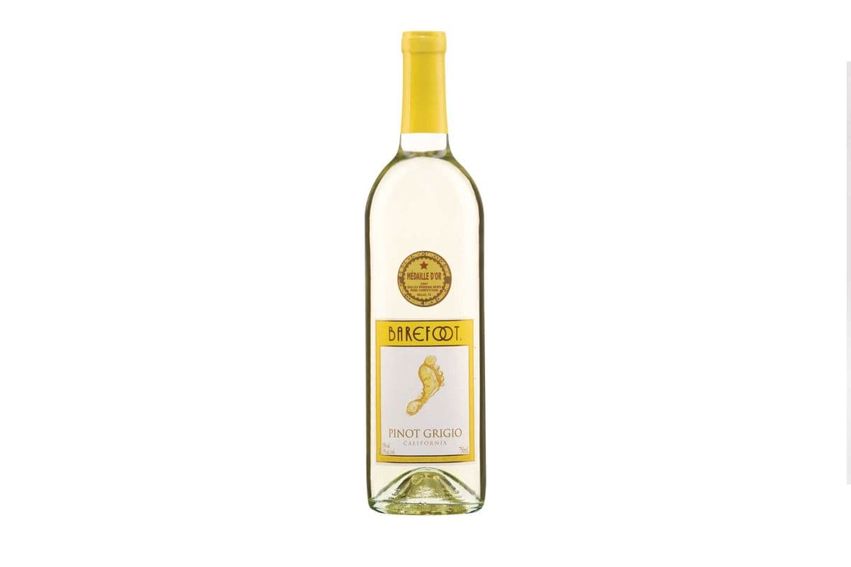 Barefoot Pinot Grigio (750ml) (U.S.A) (1 x 750ml)