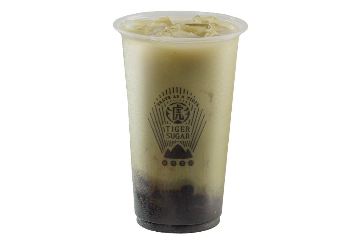 Matcha Red Bean Milk / 黑糖抹茶紅豆厚鮮奶