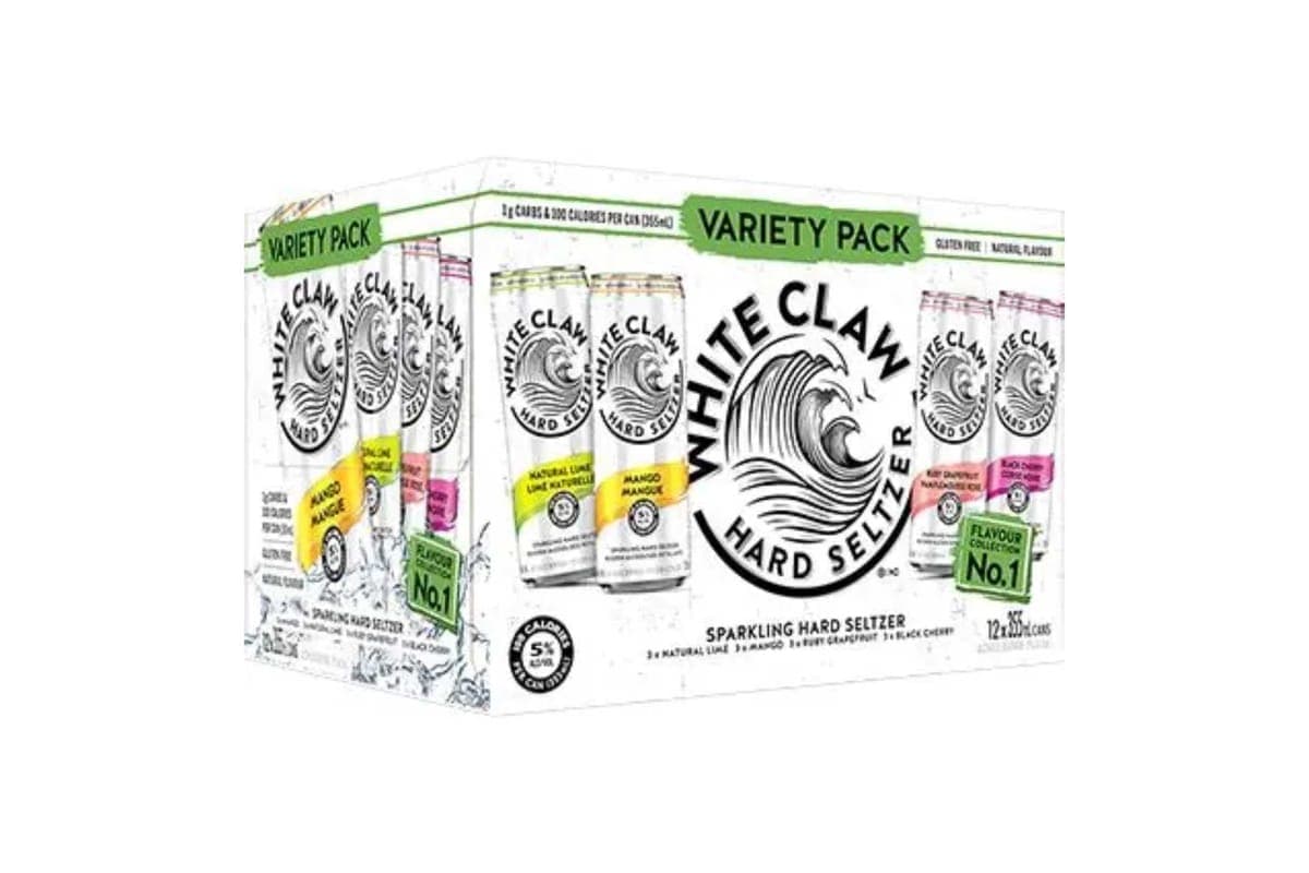 White Claw Seltzer Variety Pack (12 x 355 ml)