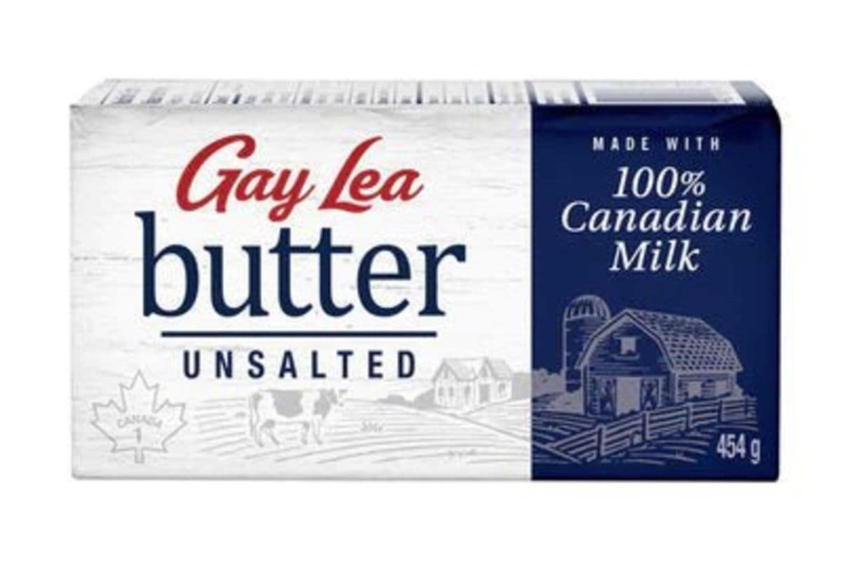 Gay Lea, Unsalted Butter 454g