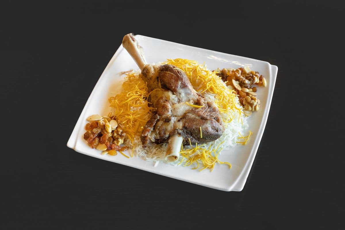 Lamb Shank with Rice